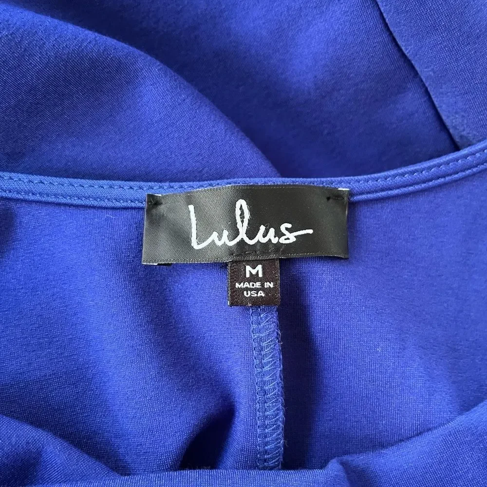 LULUS Like A Lady  Royal Blue Backless Midi dress, size M. - Picture 11 of 11